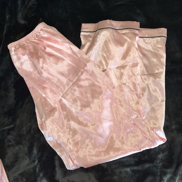 Night Size 12 Pink Silky PJ Set - Picture 3 of 4